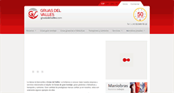 Desktop Screenshot of gruasdelvalles.com